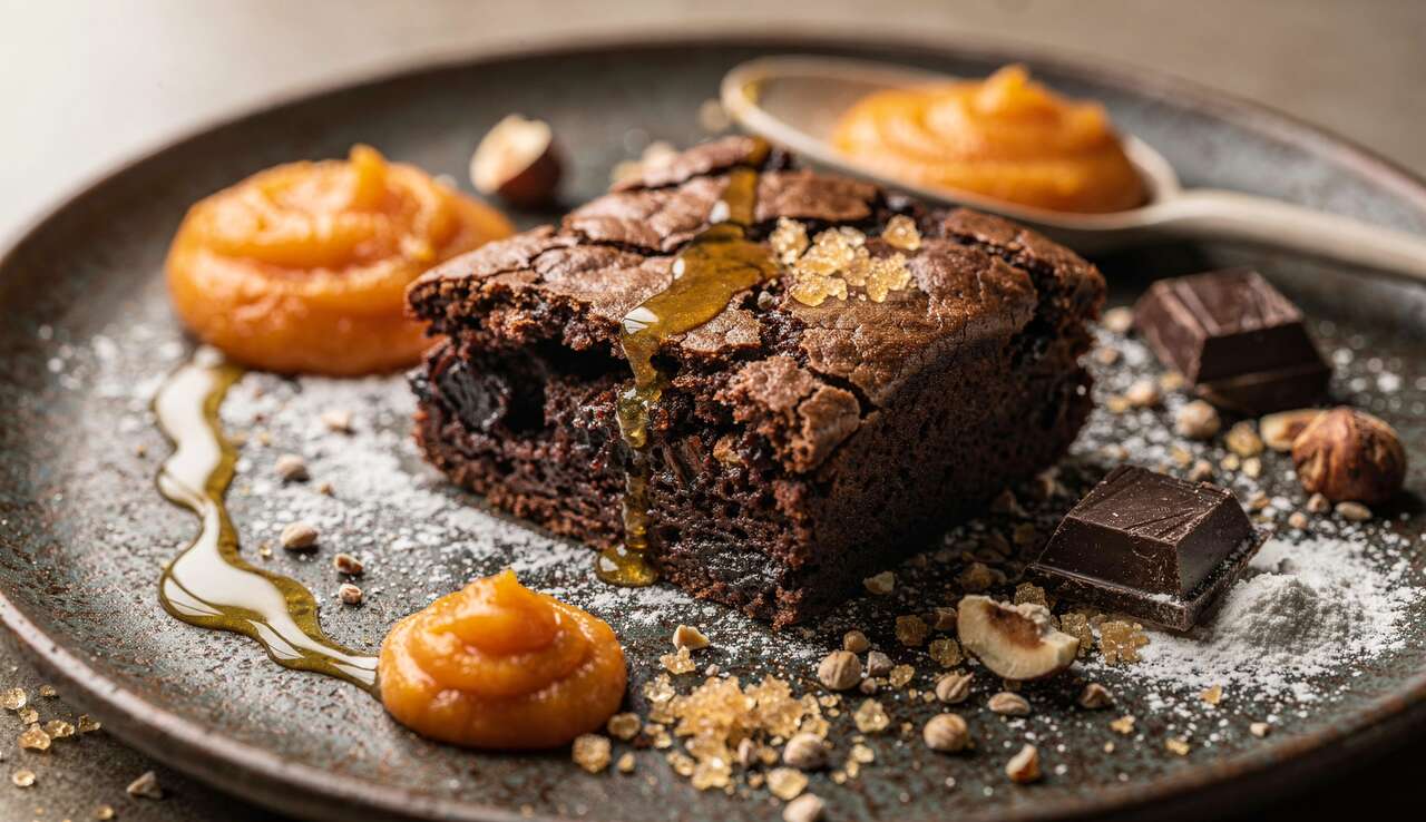 Brownie chocolat noisette et courge : recette délicieuse et healthy