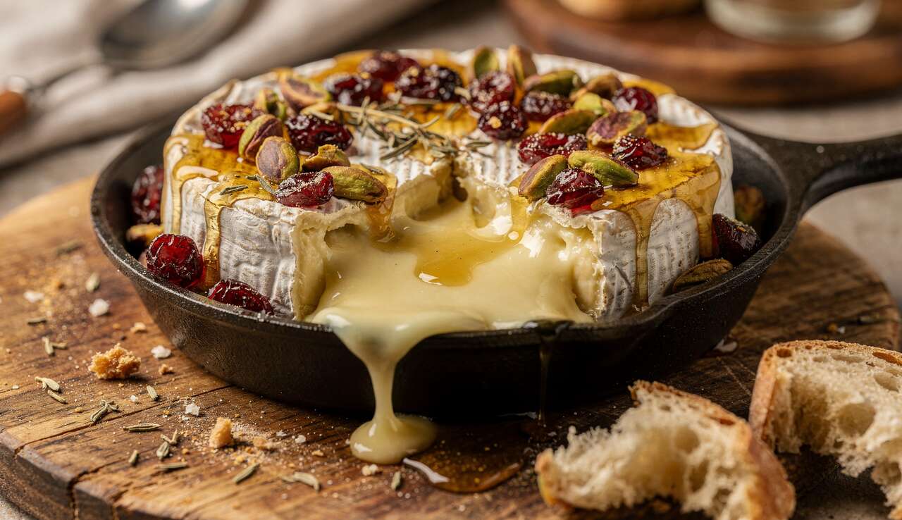 Camembert Farci aux Cranberries et Pistaches : recette Gourmande