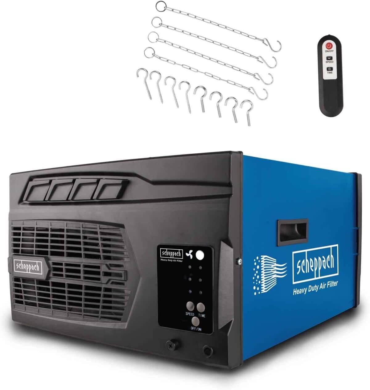 Test du scheppach HDA-14 : purificateur d'air puissant pour atelier