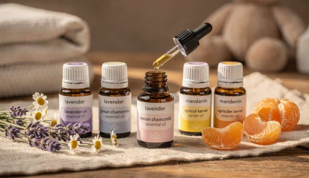 Huiles Essentielles pour le Sommeil et la Détente de Bébé et Enfant