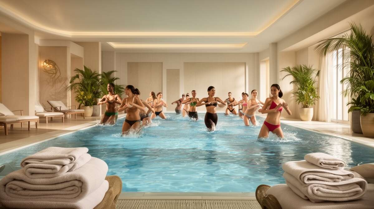 L'aquagym : bienfaits et exercices cl&eacute;s