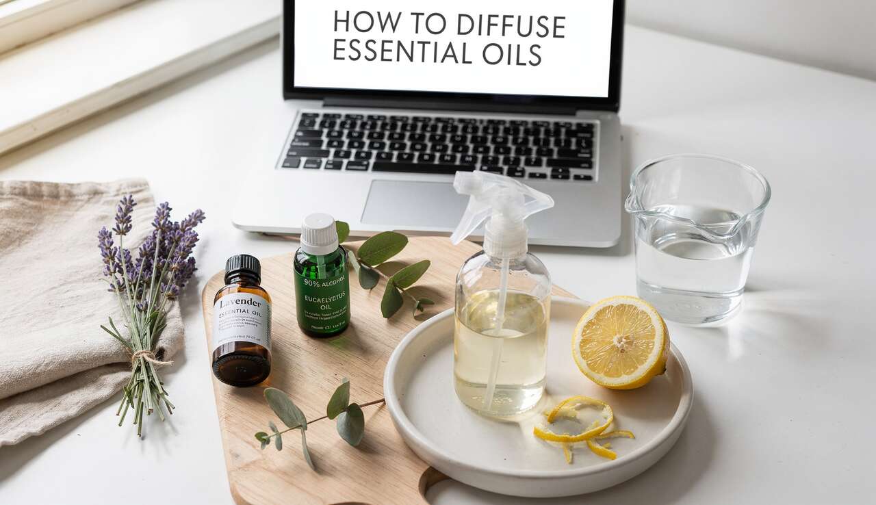 Comment diffuser les huiles essentielles ?