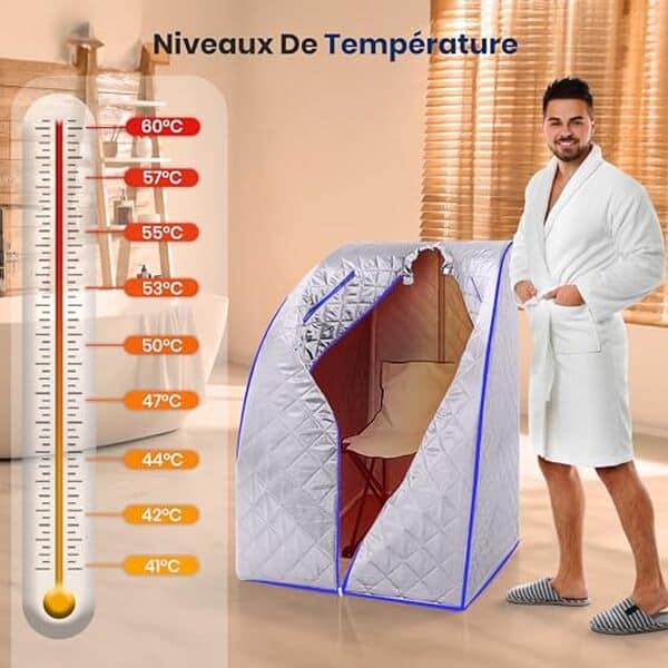 Explorez le sauna infrarouge pliable SereneLife pour transformer votre maison en spa. Un mélange parfait de commodité et relaxation, idéal pour profiter de moments de bien-être chez soi.