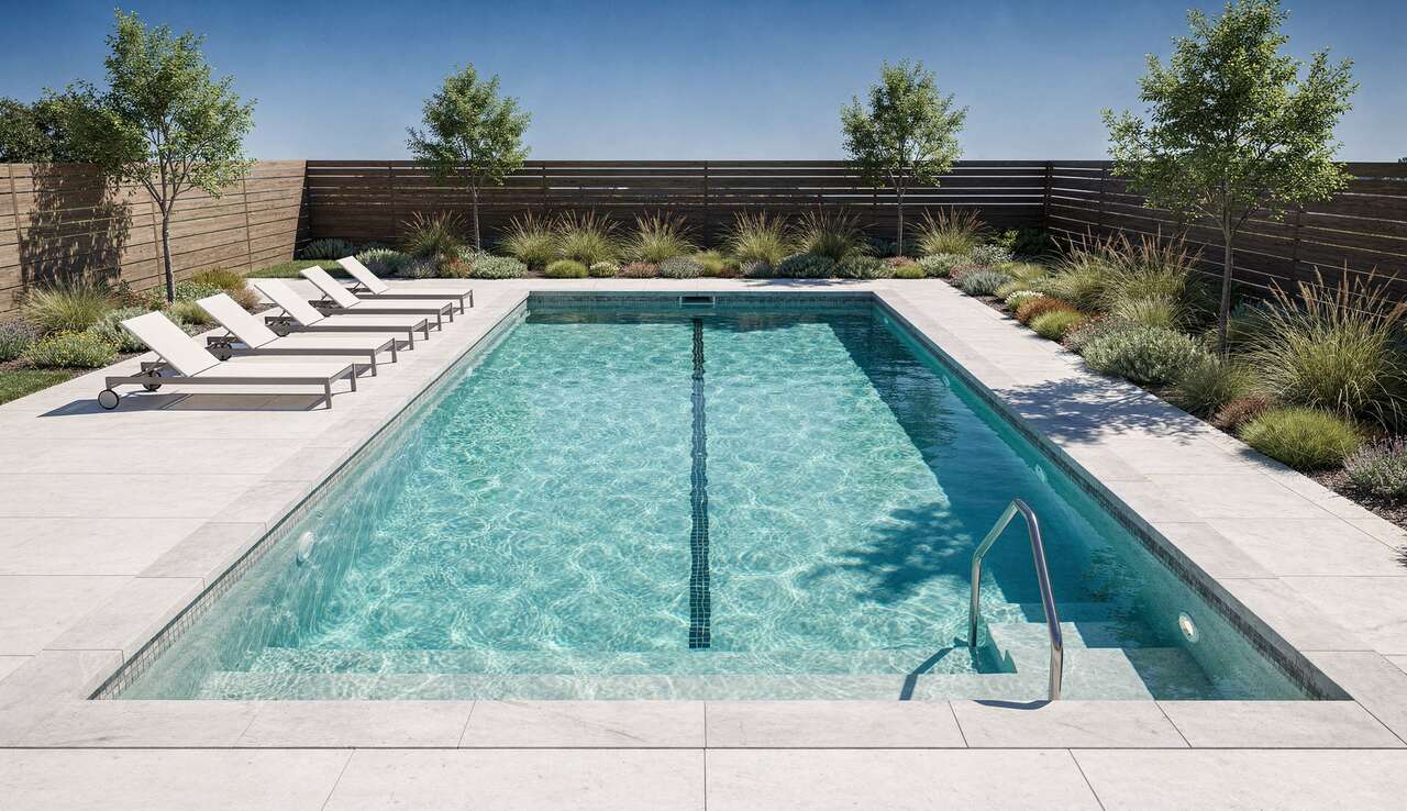 Installation d'une piscine de nage