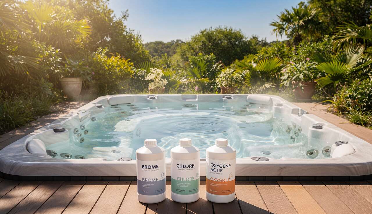 Traitement de l'eau du spa : brome, chlore ou oxyg&egrave;ne actif