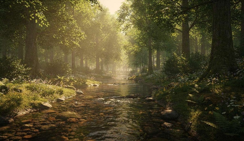 Réduction du stress : bienfaits des paysages naturels en réalité virtuelle