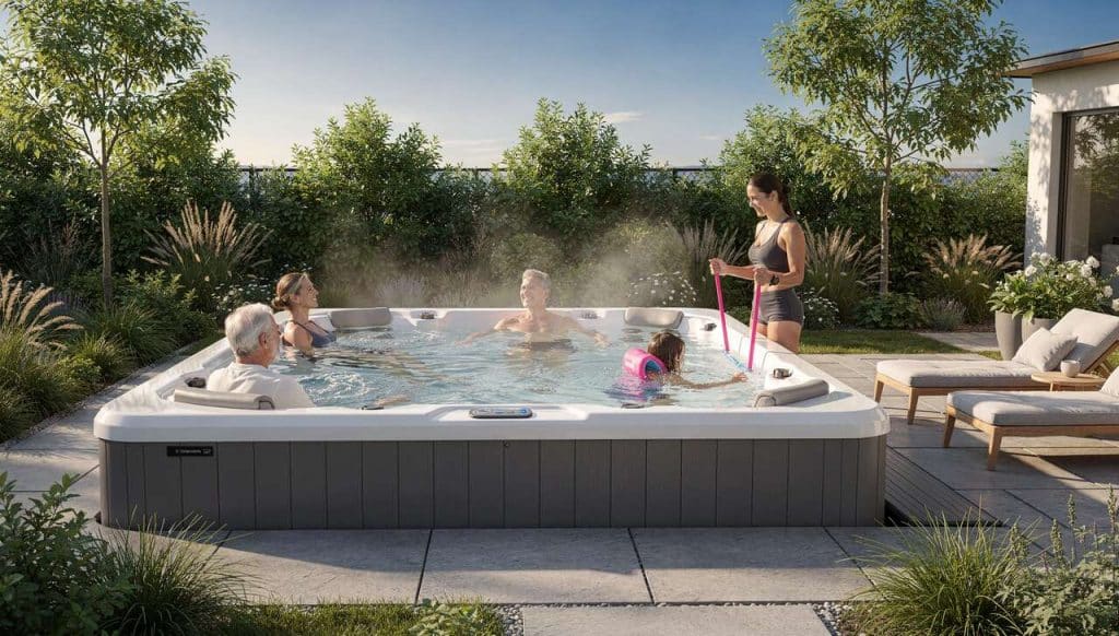 Bienfaits des spas de nage et sports aquatiques