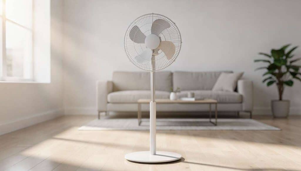 Combien de temps peut-on laisser tourner un ventilateur sur pied ?