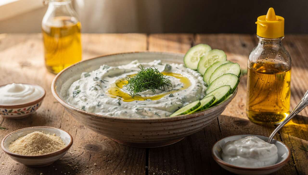 Tzatziki Facile Et Saine : recette Healthy Inratable