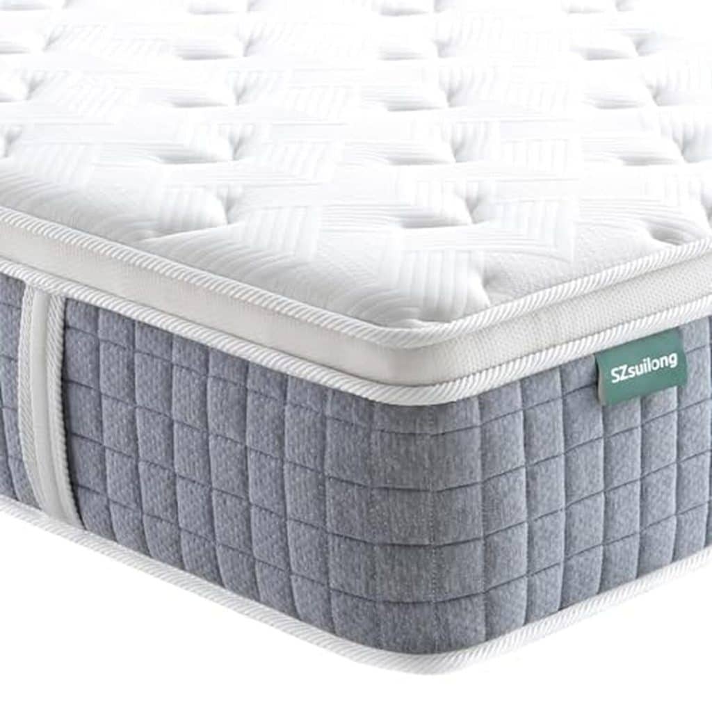 Test du matelas SZsuilong Hybride 140x190 cm : confort et fermeté