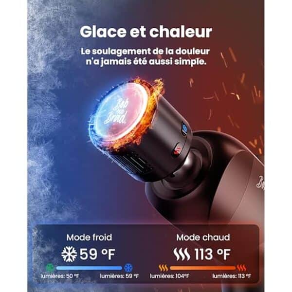 Découvrez l'efficacité du pistolet de massage Bob and Brad X6 Pro Max : un test complet sur ses fonctions chaud-froid pour un soulagement musculaire adapté à vos besoins.