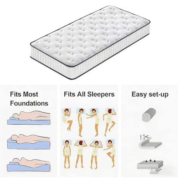 Découvrez notre analyse complète du matelas Dewinner 140x190 : mousse à mémoire haute résilience durable et confortable pour un sommeil réparateur.