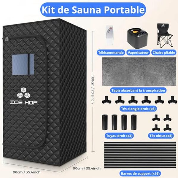 Découvrez le sauna vapeur portable Ice Hof® : confort, détente et bien-être chez vous. Apprenez ses avantages et l'expérience unique qu'il offre.