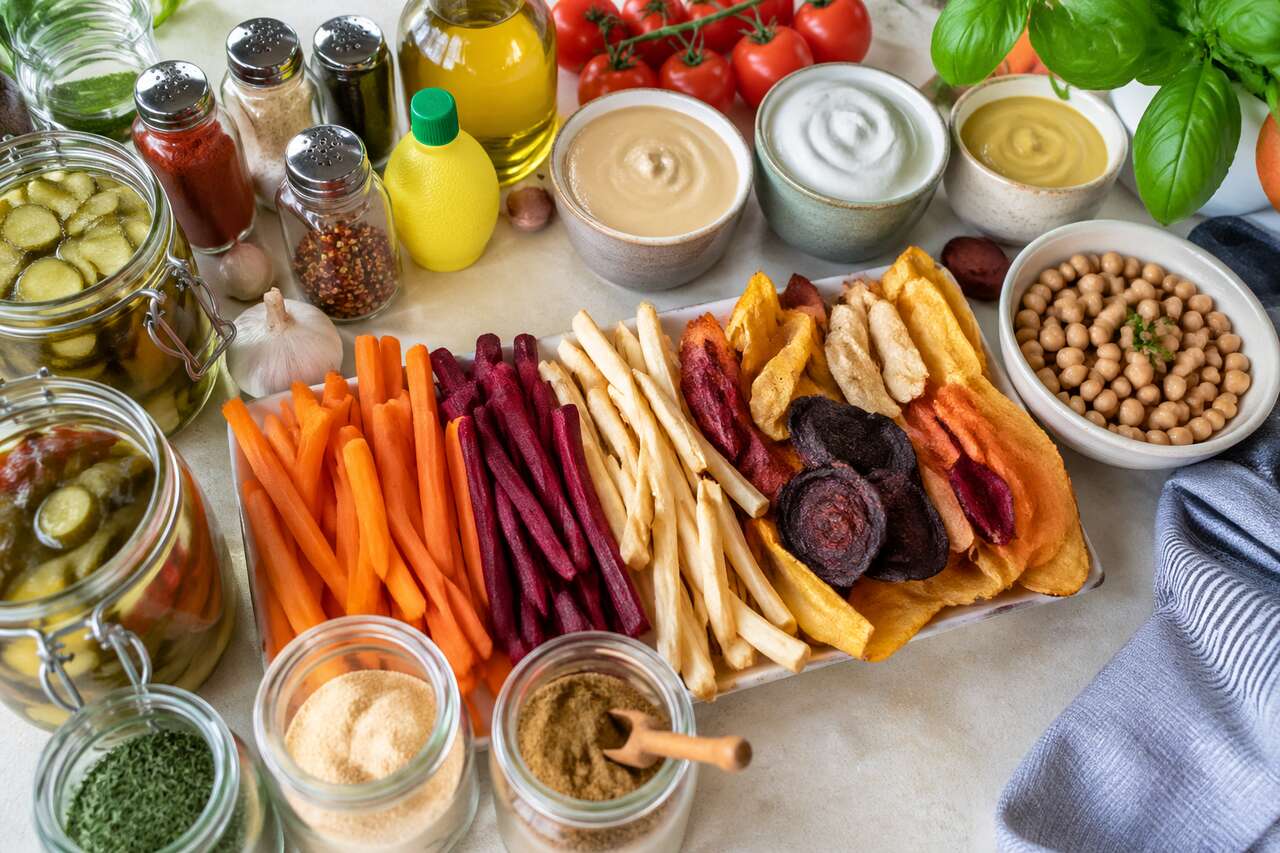 Apéritif dînatoire : recettes saines de crudités