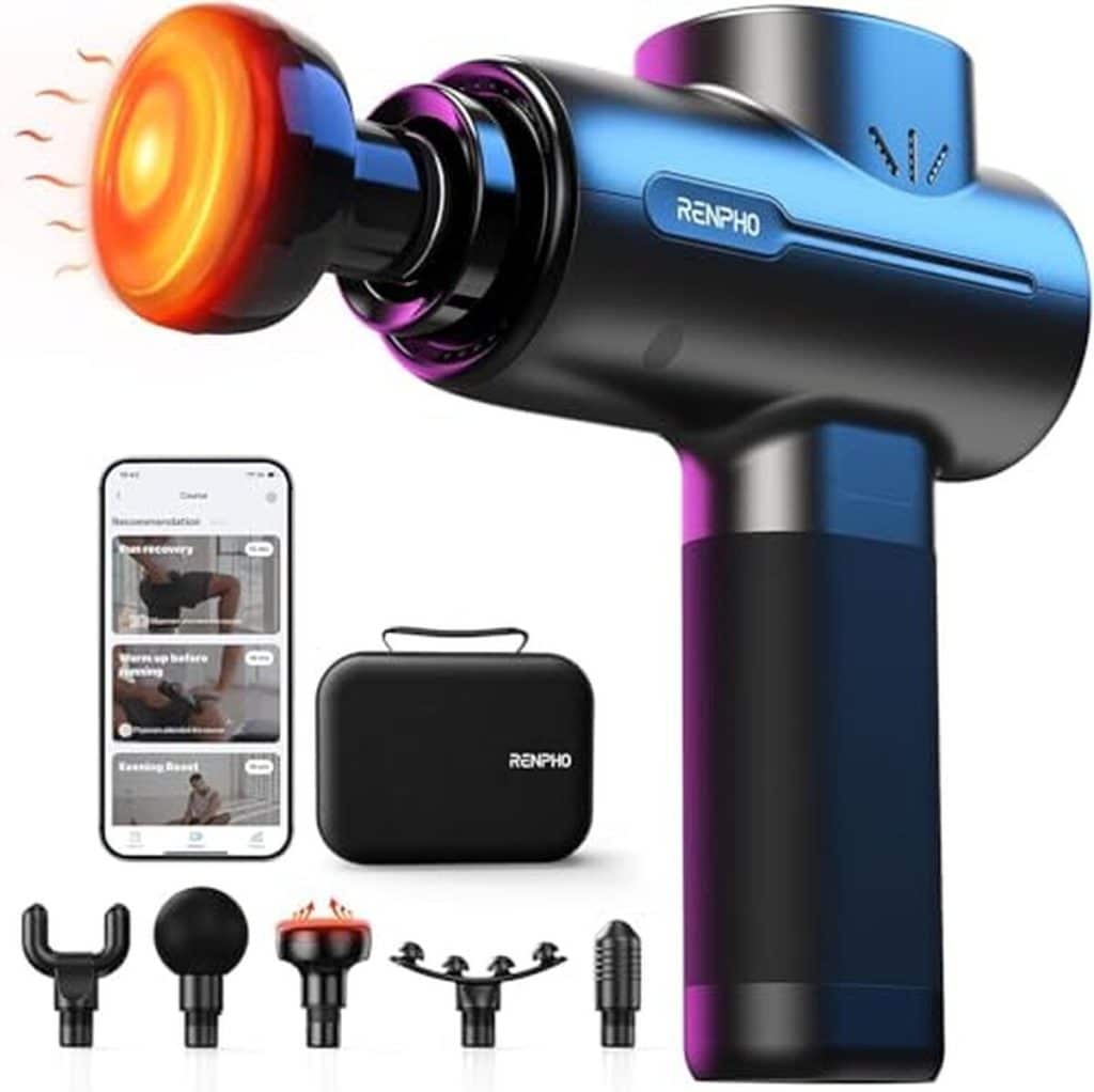 Test du pistolet de massage Renpho avec chaleur et bluetooth