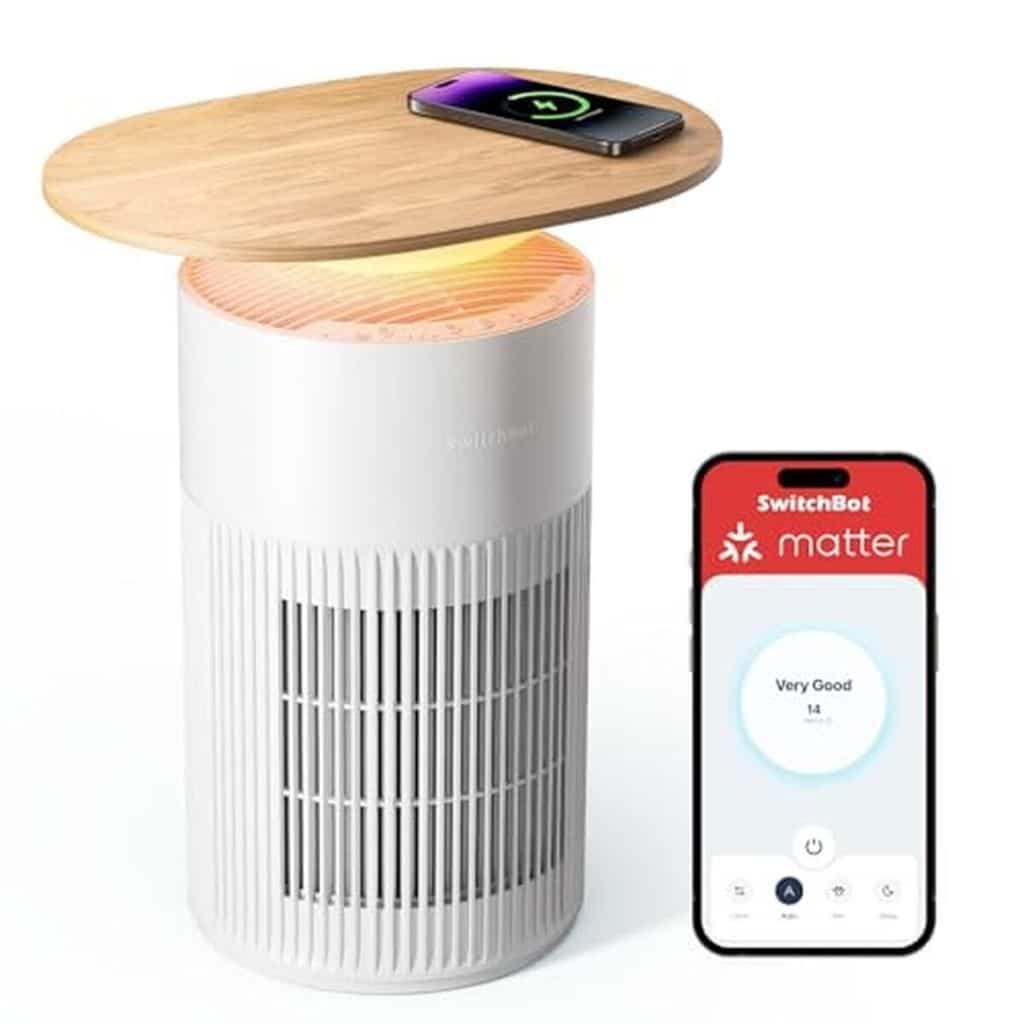 Test du purificateur SwitchBot avec filtre HEPA pour maisons avec animaux