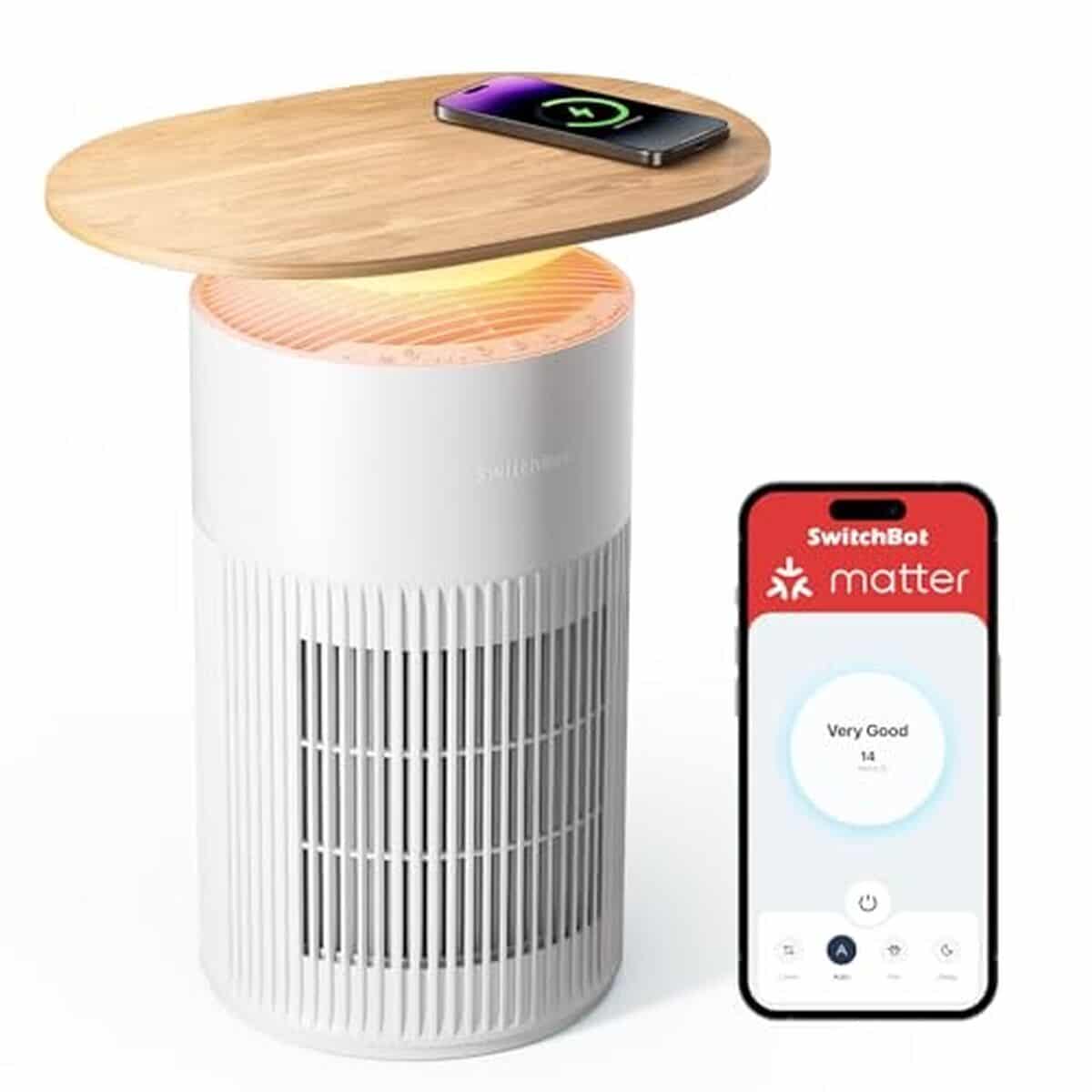 Test du purificateur SwitchBot avec filtre HEPA pour maisons avec animaux