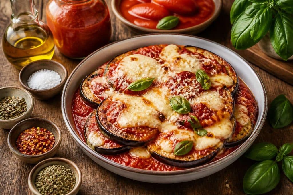 Aubergines alla parmigiana : recette savoureuse et saine