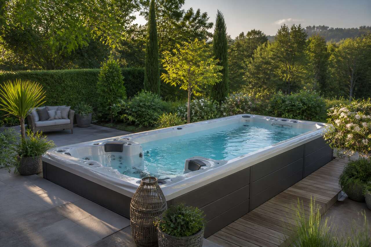 Le spa de nage comme espace de détente Le spa de nage comme espace de détente