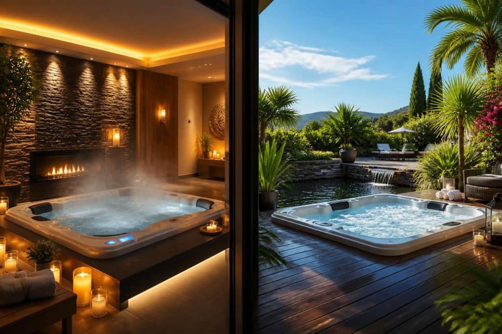 Spa d'intérieur ou d'extérieur : lequel choisir ?