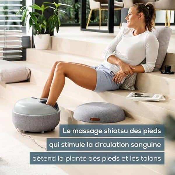 Découvrez notre test complet du beurer FM 120 : profitez d'un massage shiatsu relaxant et de la chaleur apaisante pour vos pieds grâce au tabouret intégré.
