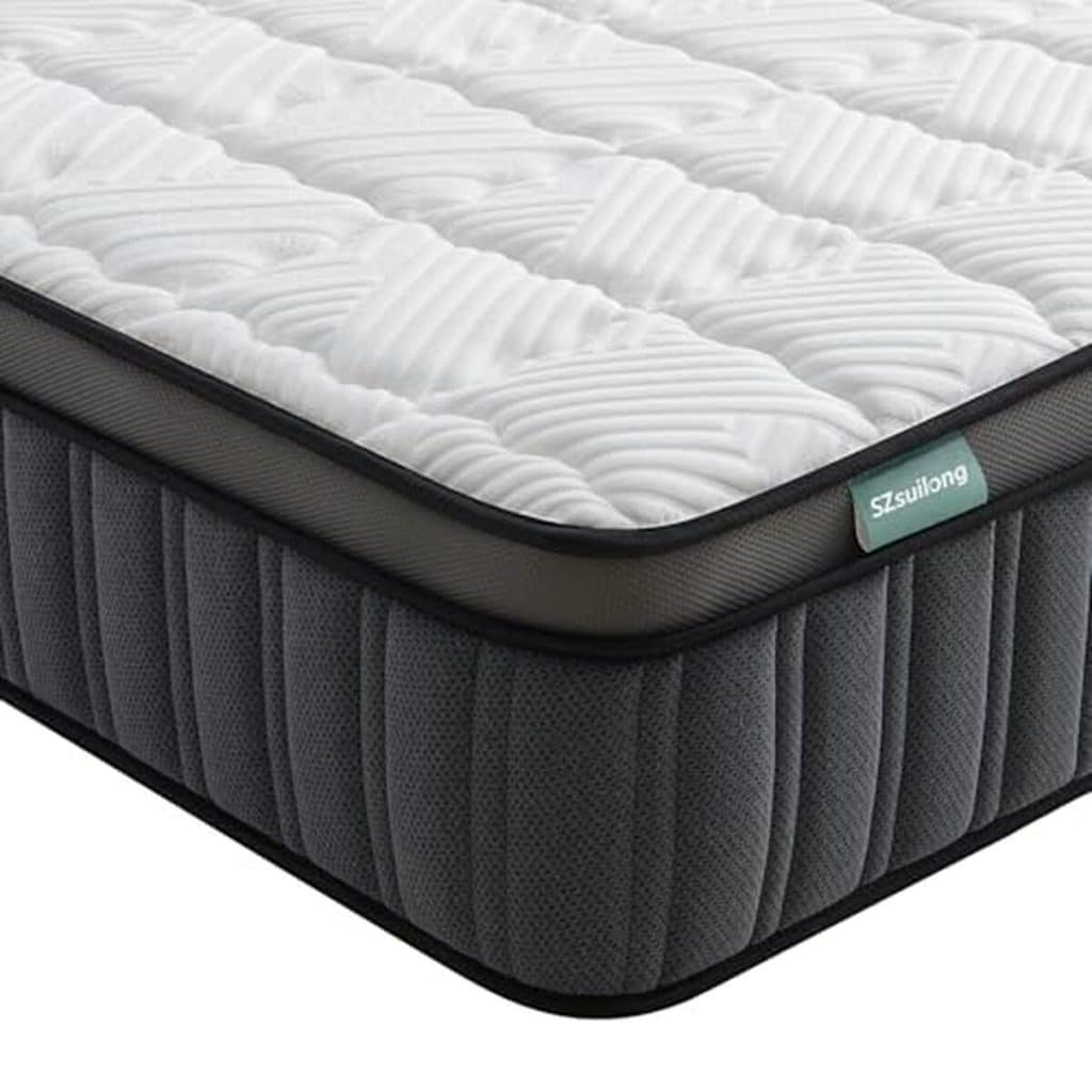Test du matelas SZsuilong 180x200 à ressorts ensachés et mousse mémoire