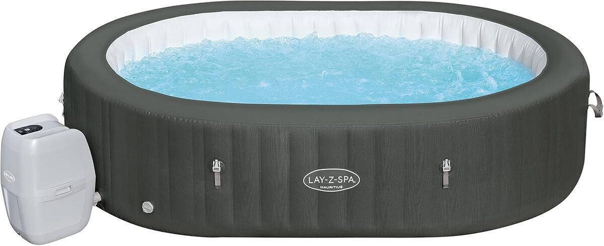 Test Du Spa Gonflable Bestway Lay-Z-Spa Mauritius Airjet : convivialité Pour 5 À 7 Personnes