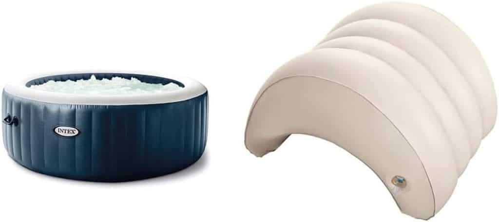 Test : intex Pure Spa Blue Navy 4 places et appui-tête