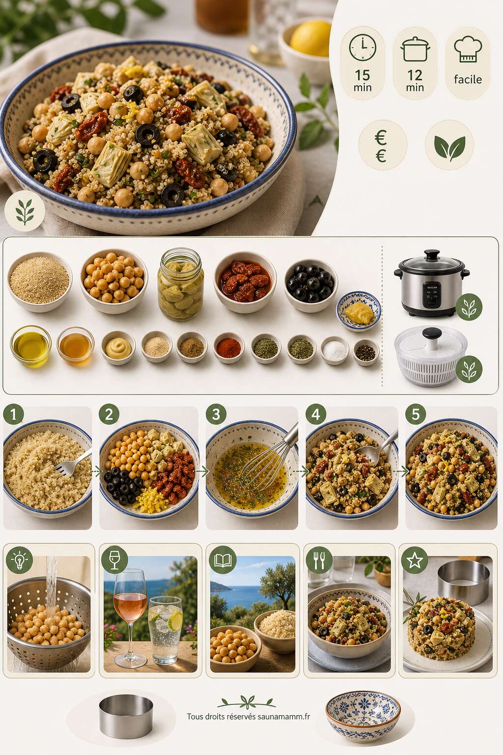 Fiche recette Recettes légères d'été pour le bien-être Fiche recette Recettes légères d'été pour le bien-être