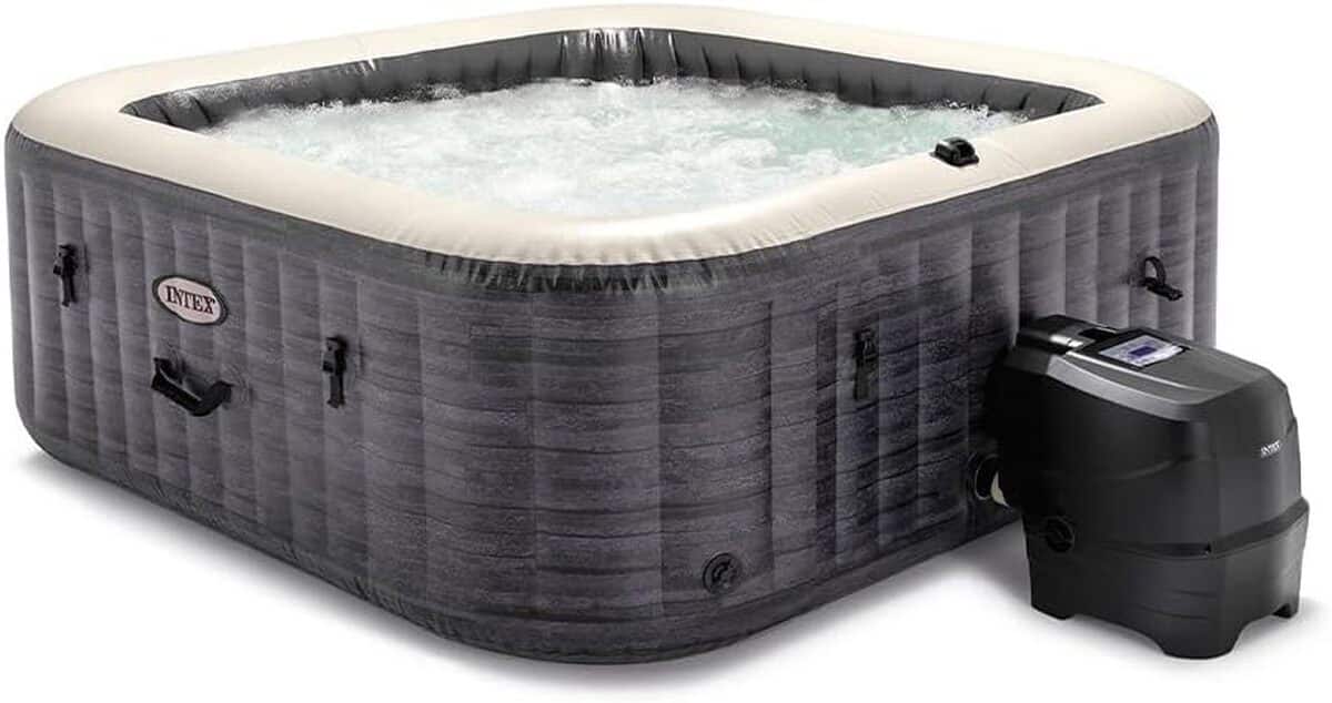 Test Du Spa Carré Intex Greystone Deluxe Pour 6 Personnes