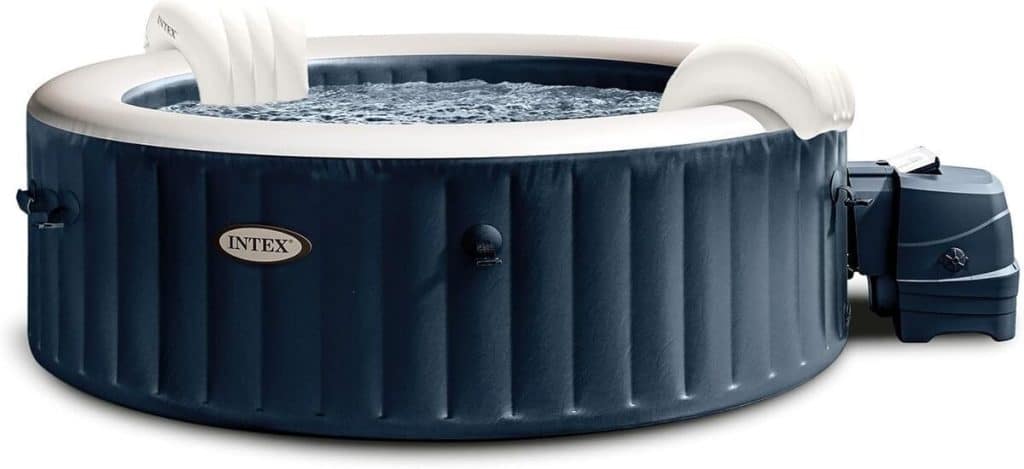 Test du spa intex pure spa blue navy 6 places