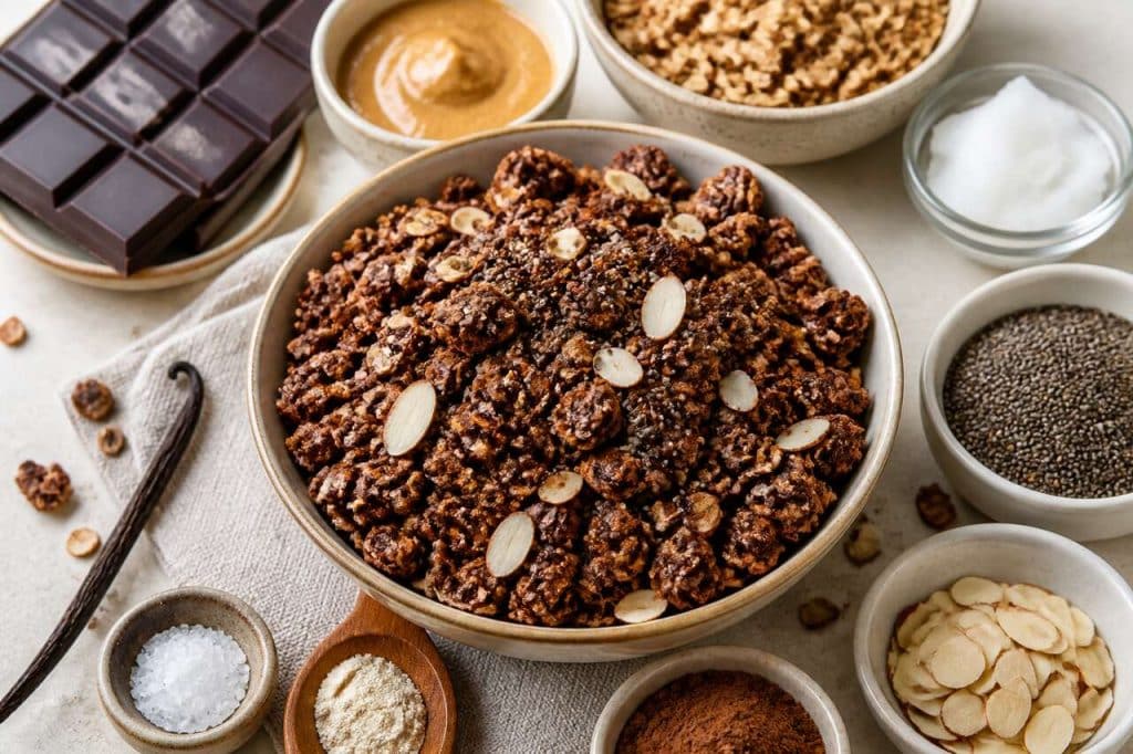 Rose des sables granola : recette healthy et gourmande