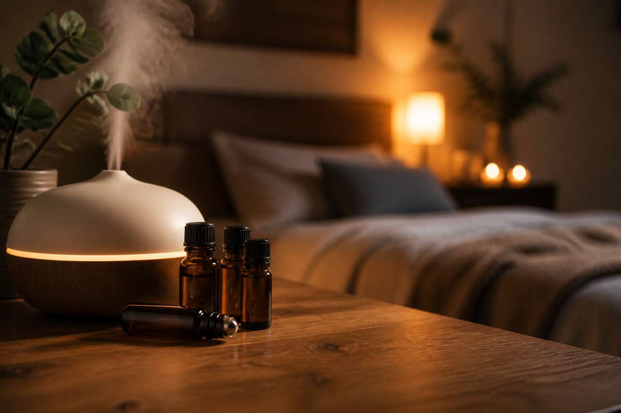 Recettes anti-stress faciles : diffuseur, roll-on et rituel du soir Recettes anti-stress faciles : diffuseur, roll-on et rituel du soir