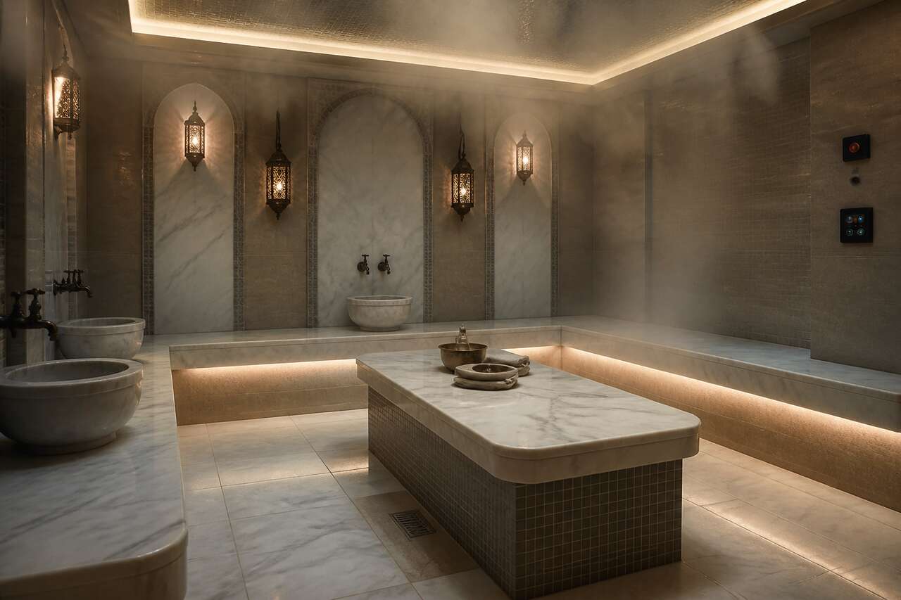 Ce qui consomme dans un hammam et pourquoi Ce qui consomme dans un hammam et pourquoi