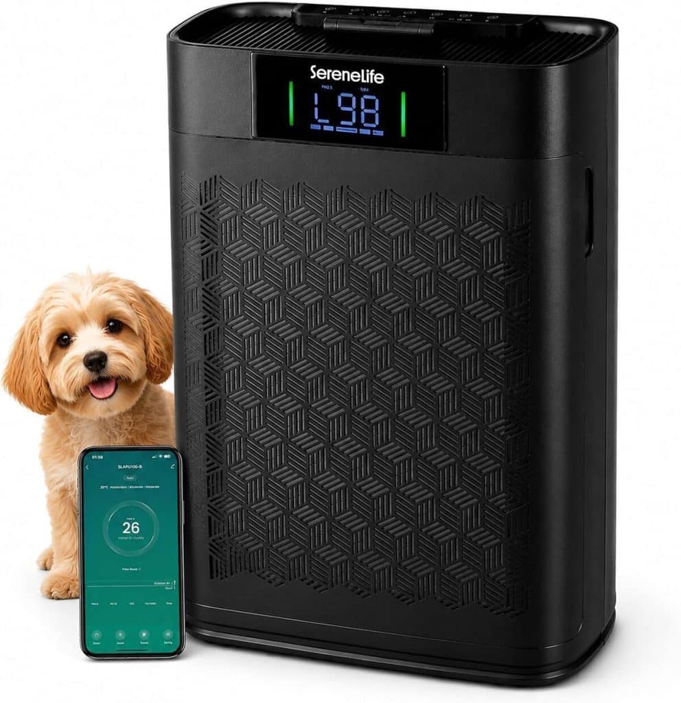 Test du purificateur d'air SereneLife HEPA : contrôle intelligent et ultra silencieux