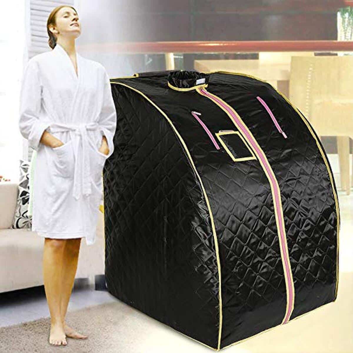 Test du sauna pliable meihe de 1000W : bien-être portable