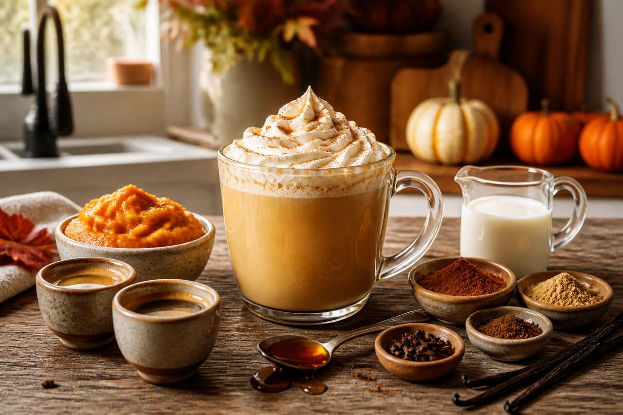Recette de pumpkin spice latte maison et sain : la boisson d'automne healthy