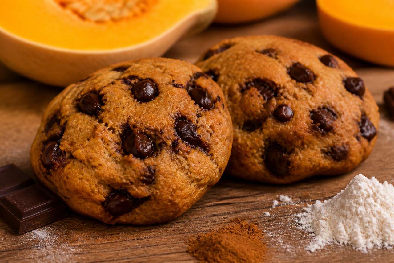 Biscuit de courge au chocolat : recette gourmande et saine