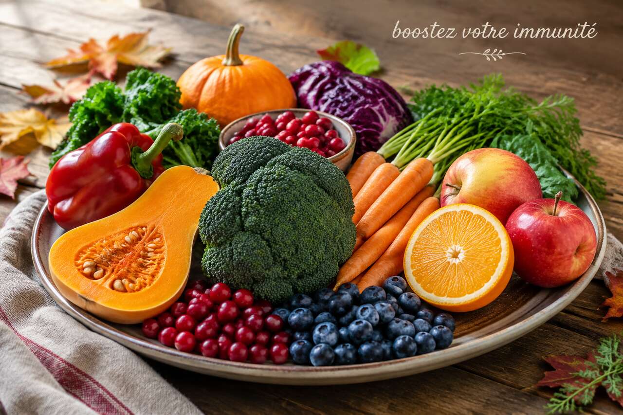 Assiette d&rsquo;automne: les meilleures sources alimentaires de vitamines