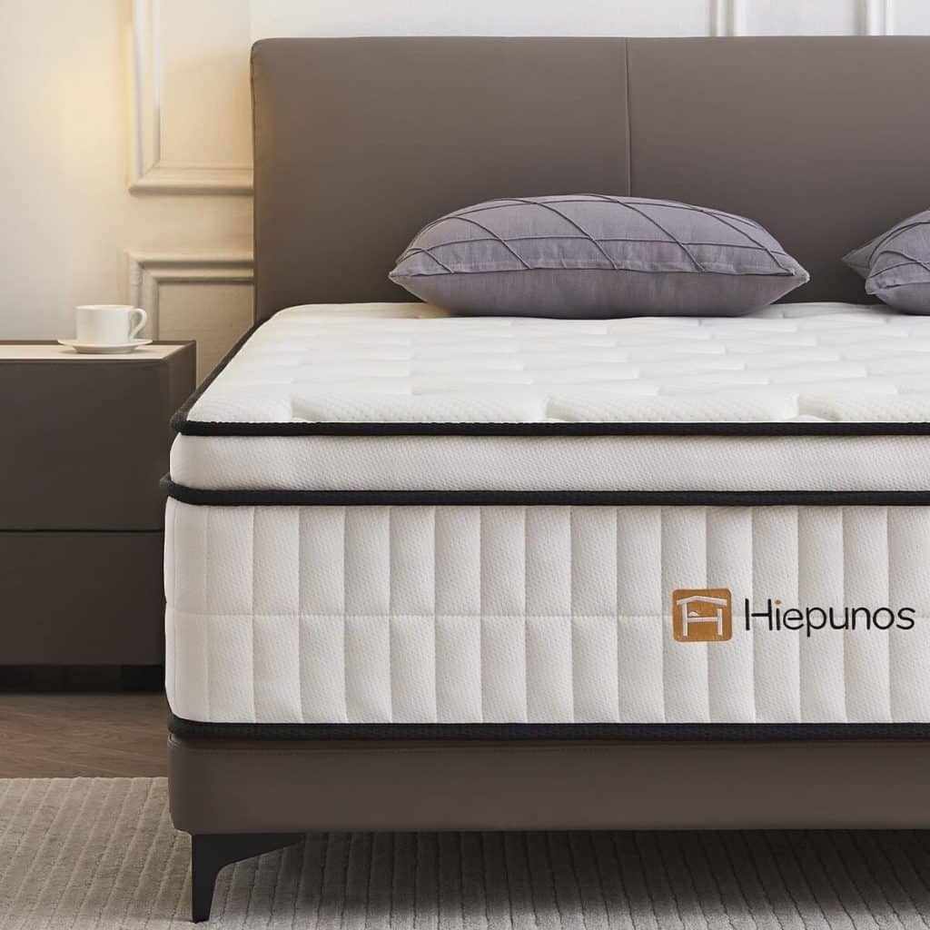 Test du matelas Hiepunos 160 x 200 cm aux 7 zones orthopédiques