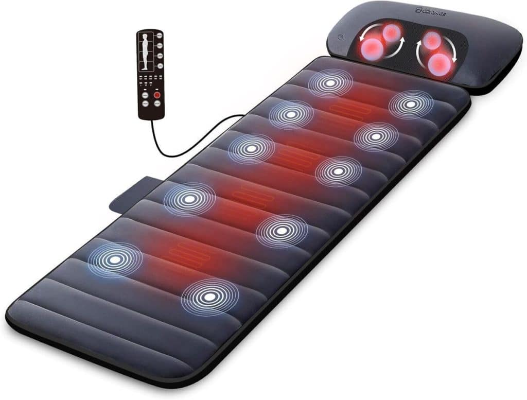Test du tapis de massage Comfier : confort chauffant et relaxation totale