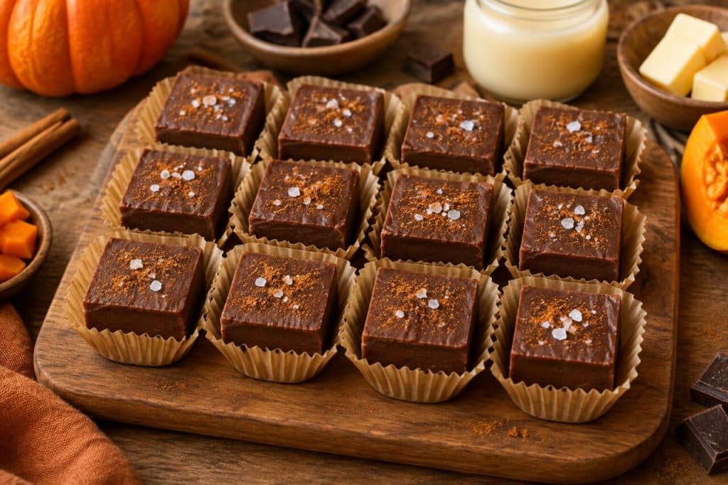 Fudge au chocolat et purée de potiron rapide : recette gourmande