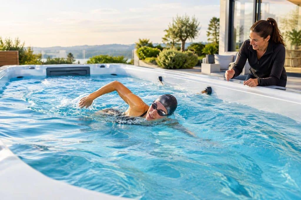 Apprendre à nager avec un spa de nage : avantages et conseils